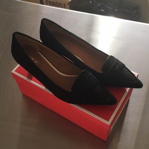 WORN ONCE Coach Winnie Black Suede pumps